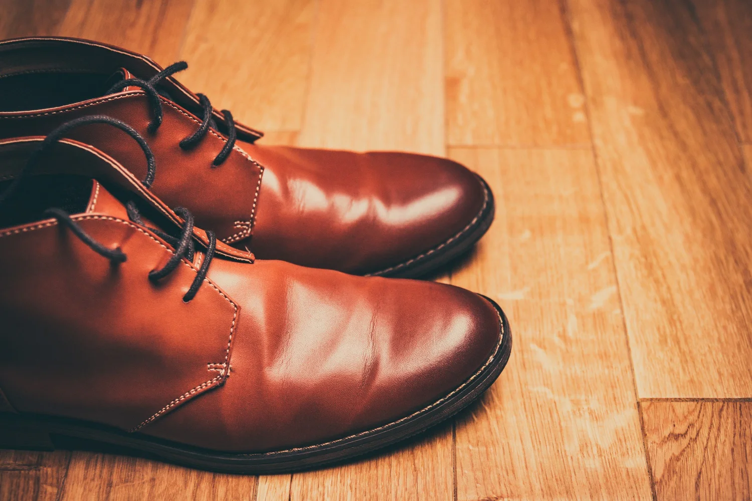 Stitched shoes